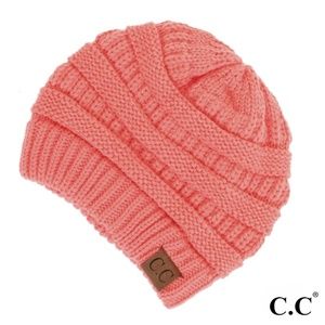 CC Winter Beanie Original Authentic Hat - Coral